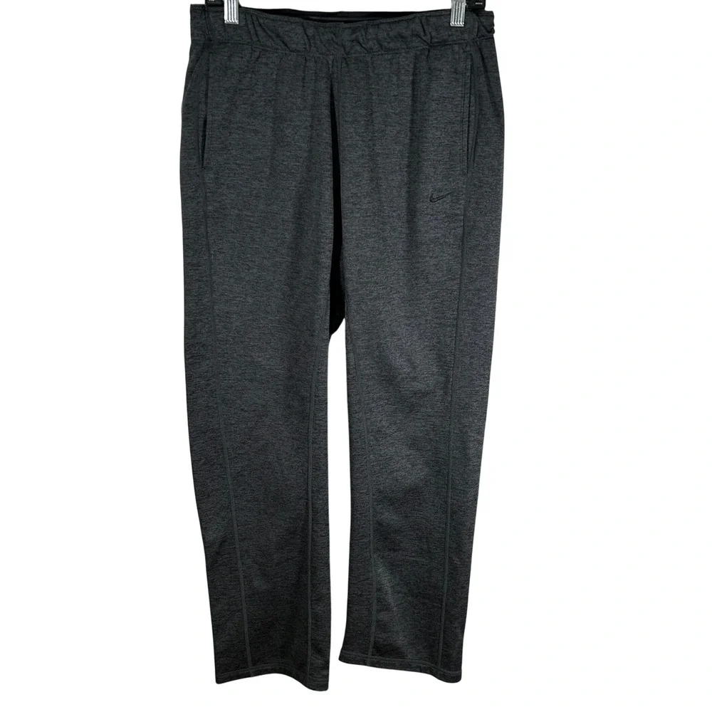 Nike Therma-FIT Mens Medium Charcoal Grey Fleece Training Pants 620335-032